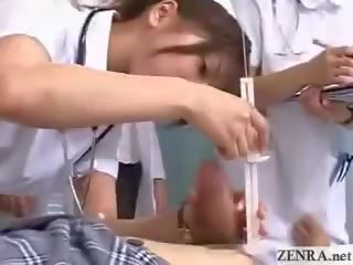 Milf Japan healer Instructs Nurses On Proper Handjob