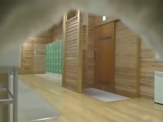 Азиатки богиня е горещ и къпане в на горещ