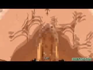 Japanese cartoon Coed glorious fucked by ghetto cartoon boss