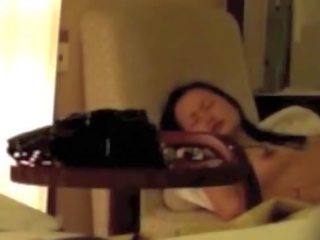 Asian lassie from EasySexApp.com sucks and fucks