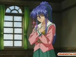 Japanese anime gets spanked by her partner