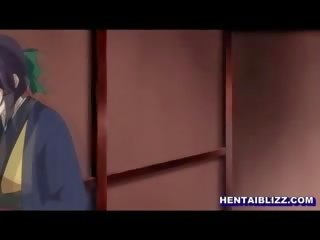 Bigtit jap cartoon gets licking her wetpussy and riding phallus
