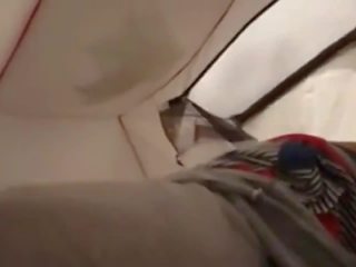 Asian camping blowjob