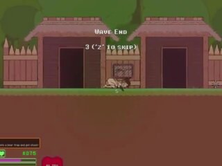 Captivity &vert; Stage 3 &vert; Naked female survivor fights her way through passionate goblins but fails and gets fucked hard swallowing liters of cum &vert; Hentai Game Gameplay P3